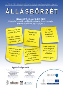 A szentlőrinci állásbörze plakátja